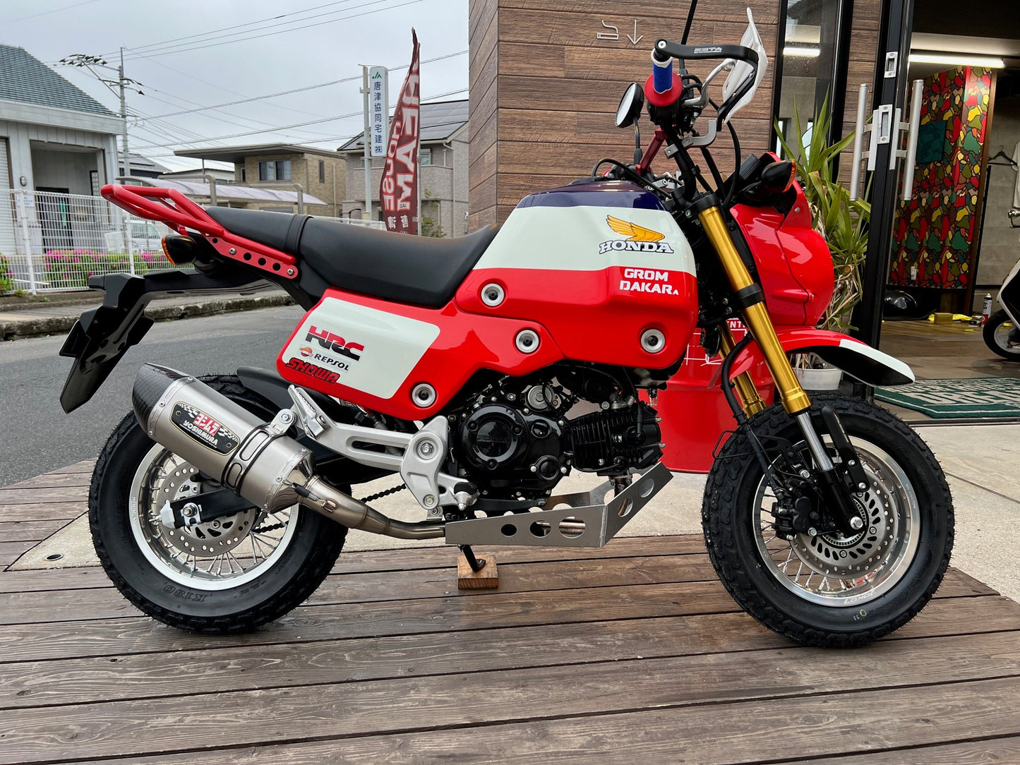 8ft-MONKEY GROM DAX Spoke Silver Wheel Set (FR ABS対応)