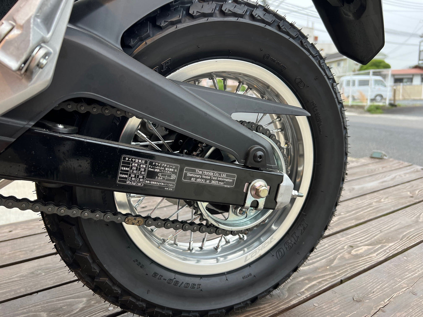 8ft-MONKEY GROM DAX Spoke Silver Wheel Set (FR ABS対応)　