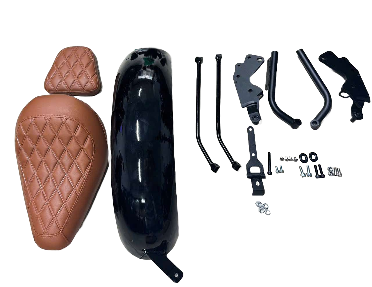 PHAN VP-007 Rebel 250/300/500 Retractable passenger brown sheet & Rear Fender set ver.2　